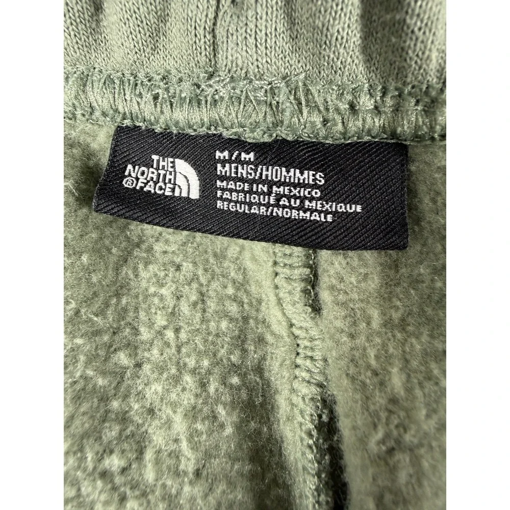 The North Face Green Fleece Drawstring Joggers Mens size Medium